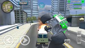 Rope Frog Ninja Hero Car Vegas Mod APK